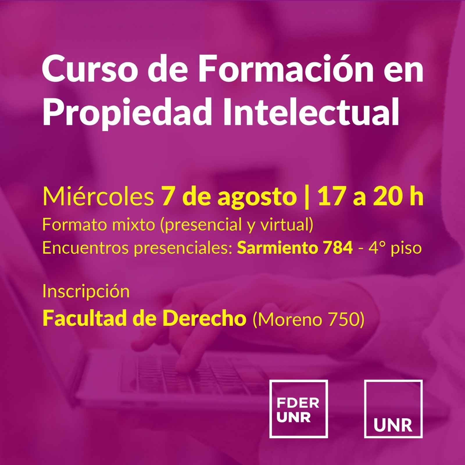 El Instituto invita a: Curso de Formación en Propiedad Intelectual - 07/08/2024